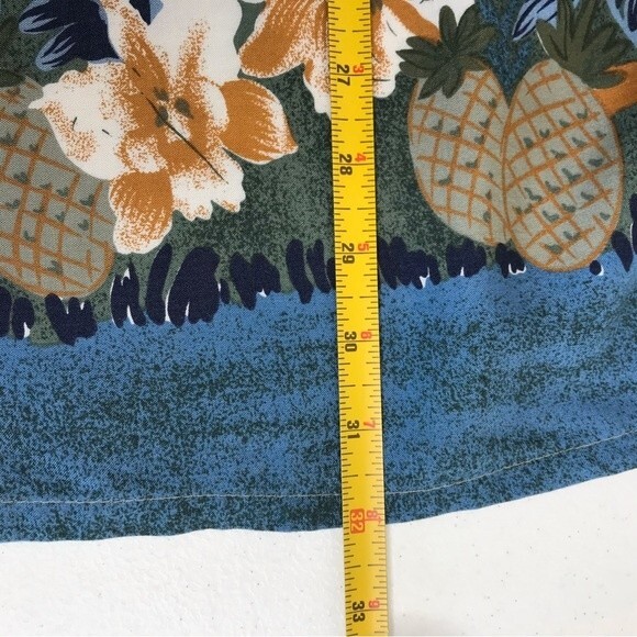 Vintage Hana Bay Hawaiian Shirt Short Sleeve Rayon Button Front Mens Size Large - Picture 11 of 12